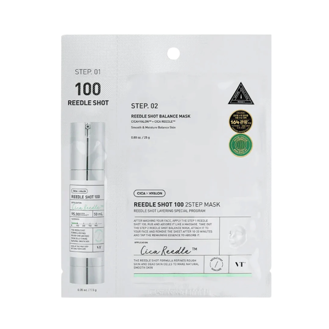 VT Cosmetics - Mild Reedle Shot 100 2-Step Mask
