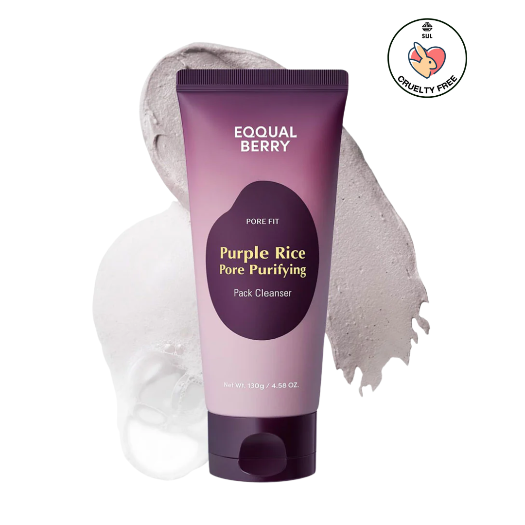 EQQUALBERRY - Purple Rice Pore Purifying Pack Cleanser 130g