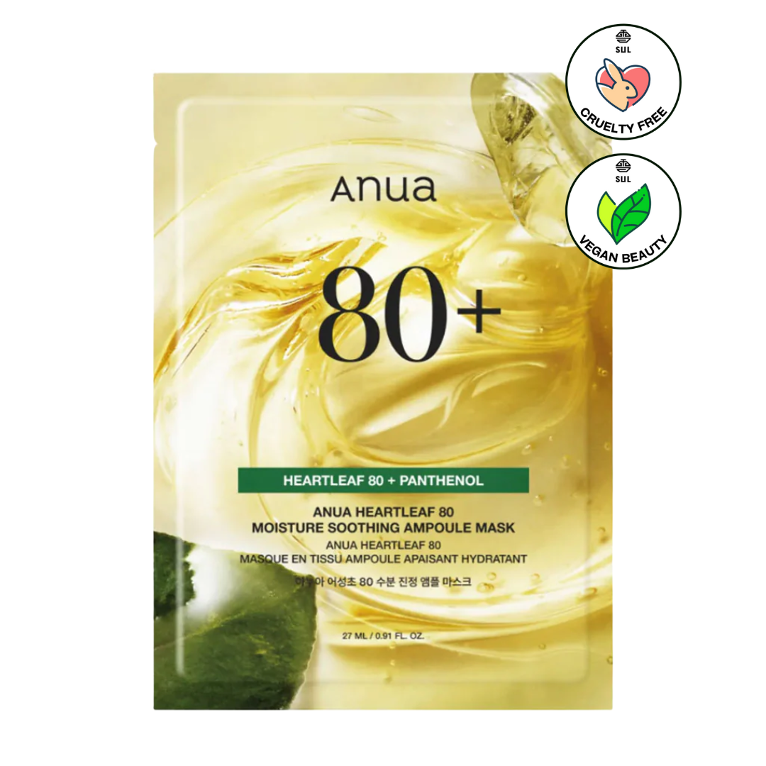 Anua - Heartleaf 80% Moisture Soothing Ampoule Mask