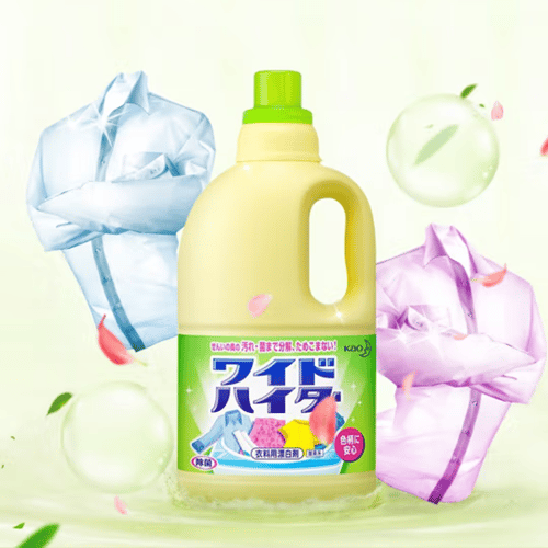 Kao Wide Haiter Color Refreshing Laundry Bleach 1000ml (花王 家用衣物彩漂)