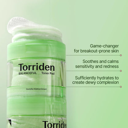 Torriden Centella Asiatica Soothing First Aid Pads 60pcs