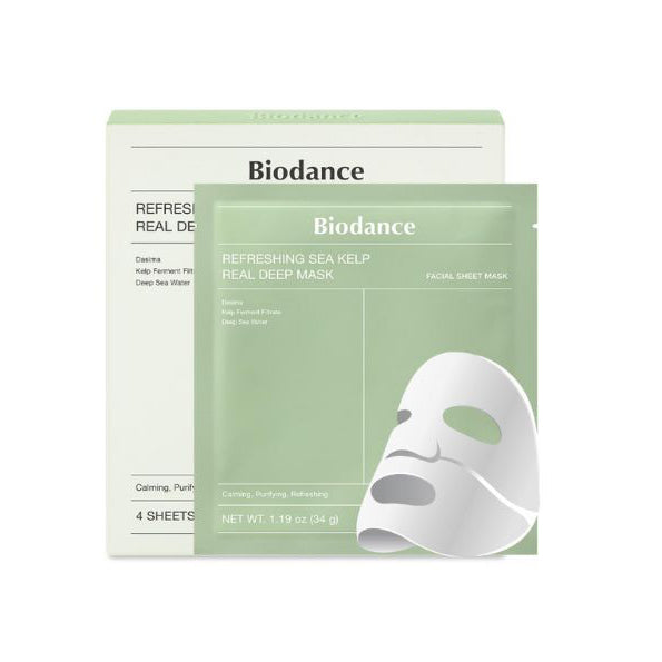 Biodance 清爽海藻深层面膜 (34克×4片)