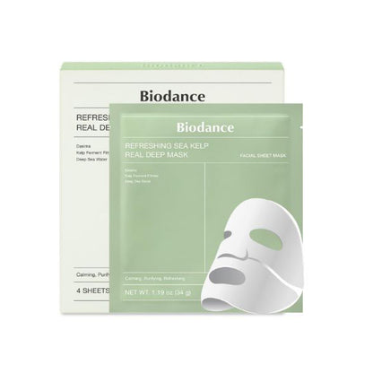 Biodance 清爽海藻深层面膜 (34克×4片)