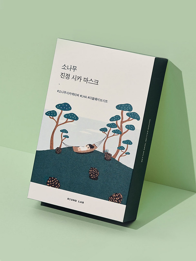 Round Lab - Pine Tree Calming Cica Sheet Mask 27ml