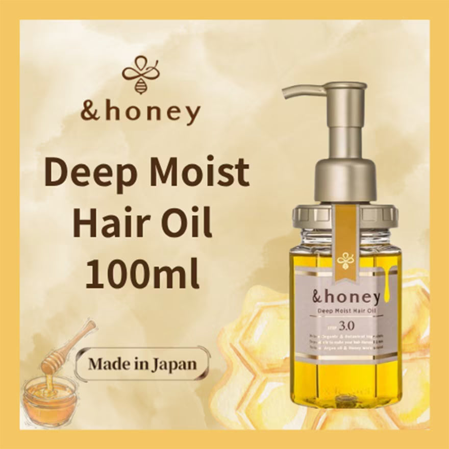 &honey Deep Moist Hair Oil 3.0 Damask Rose Honey 100ml
