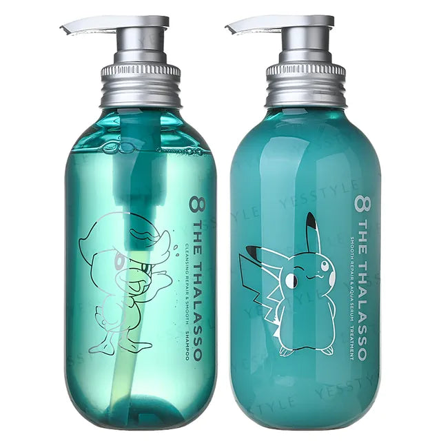 8 THE THALASSO Pokemon Marine Mineral Refreshing Shampoo & Conditioner Set