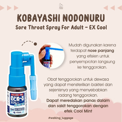 KOBAYASHI Nodonuru Throat Spray 15ml