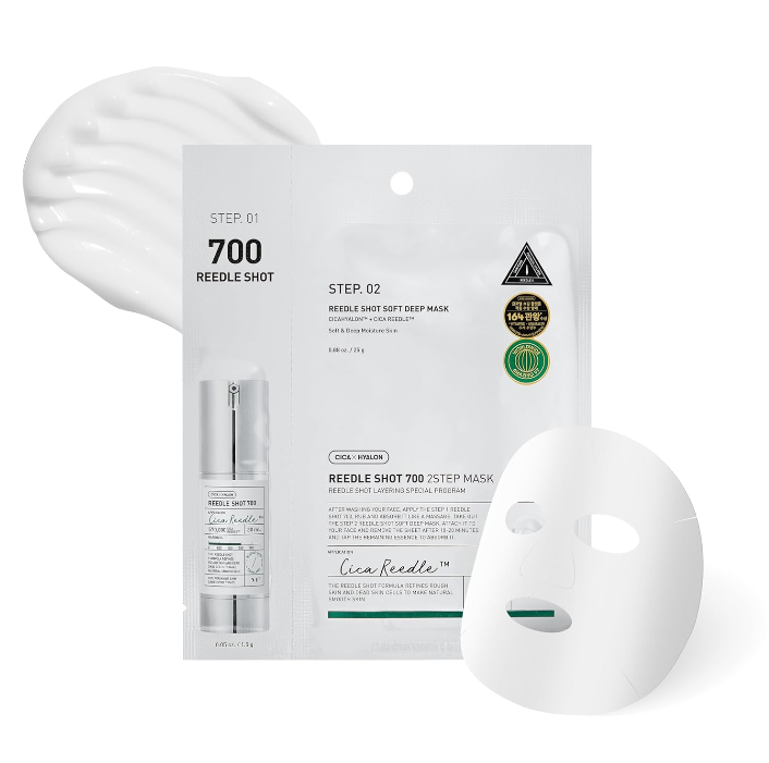 VT Microneedle Two-Step Set, Pore Minimizing, Silver, 1 Piece