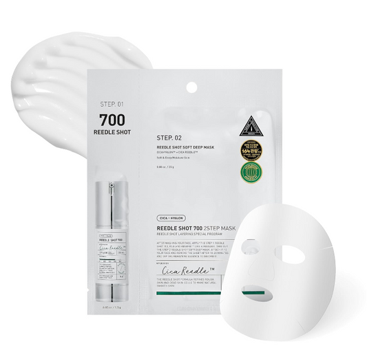 VT Microneedle Two-Step Set, Pore Minimizing, Silver, 1 Piece