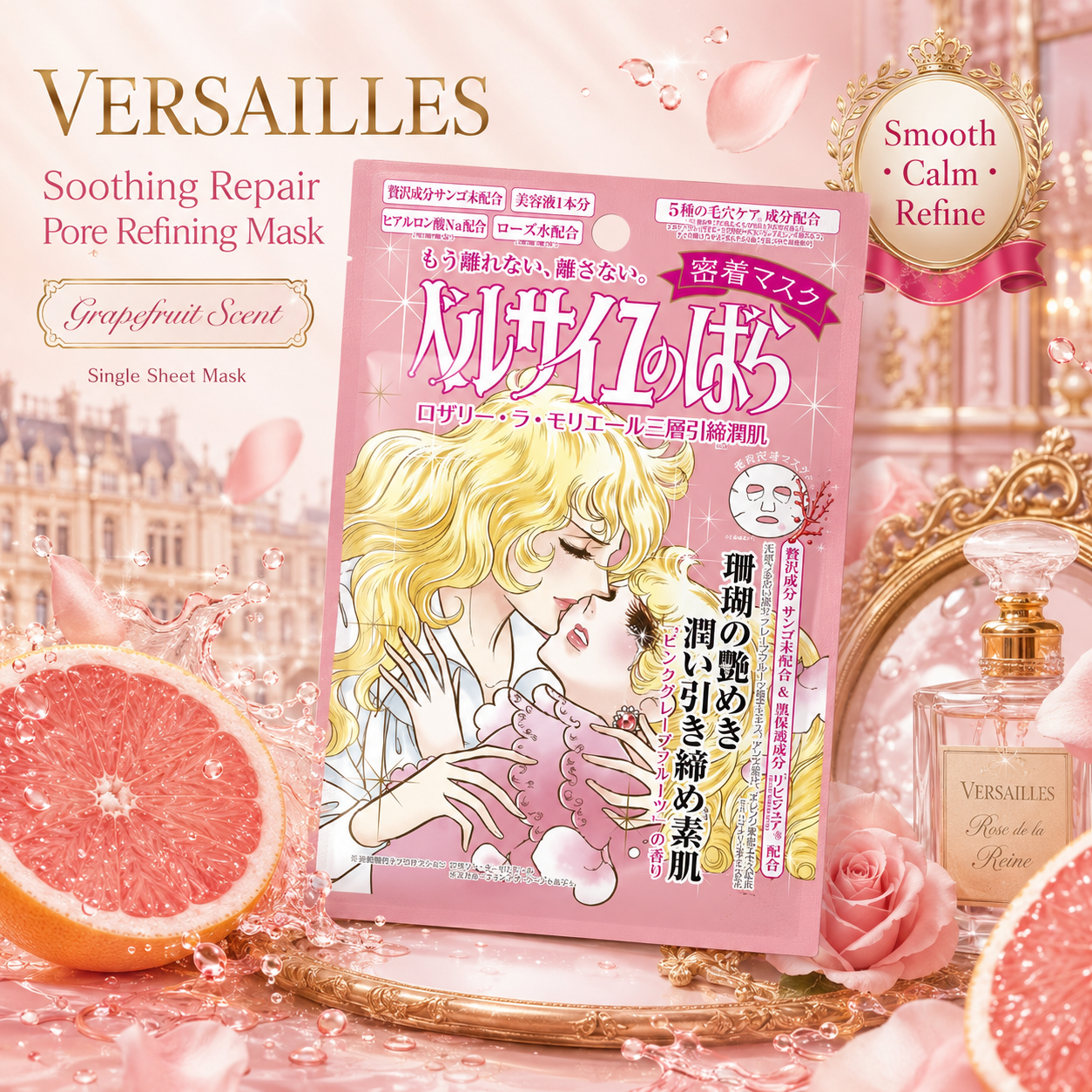 VECUA Honey Wonder Honey Soothing Pore Care Sheet Mask Grapefruit Scent 1Pc