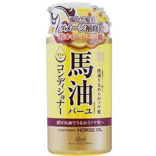 LOSHI Horse Oil Moisturizing and Smoothing Conditioner 450ml（COSMETEX ROLAND 马油护发素 450ml