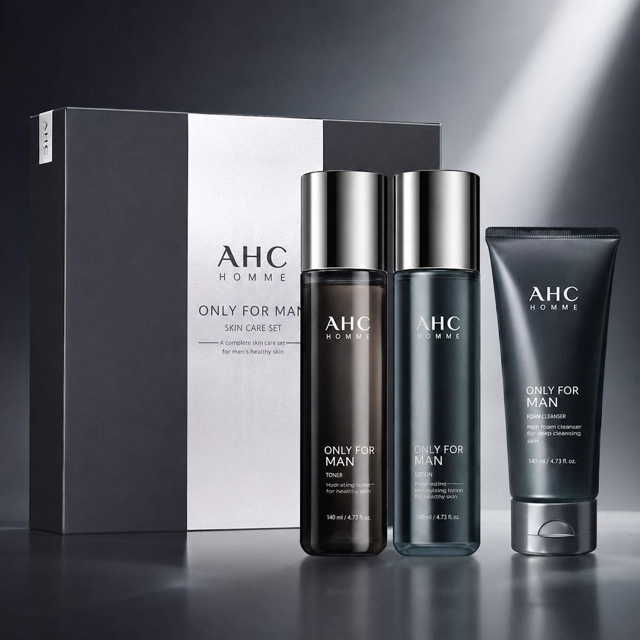 AHC Homme Only For Man Skin Care EX Triple Set