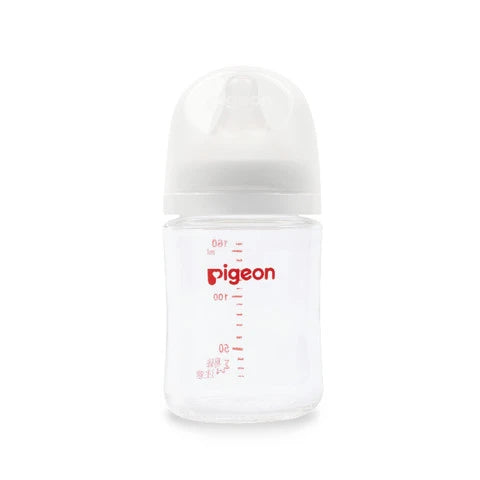 PIGEON Glass Baby Bottle Natural Real Feeling 3rd Generation 160ML (S) 1 Month and Over