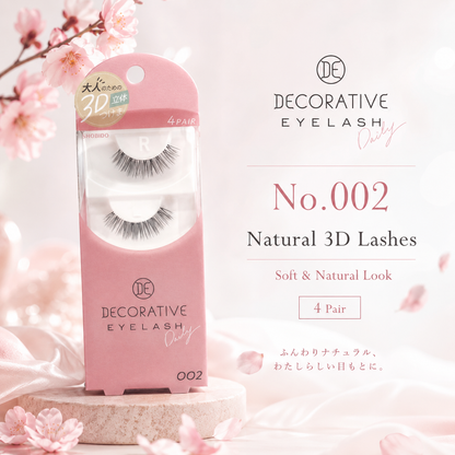 Decorative Eyelash Otona Tsukema Labo No.002 – Natural 3D False Lashes