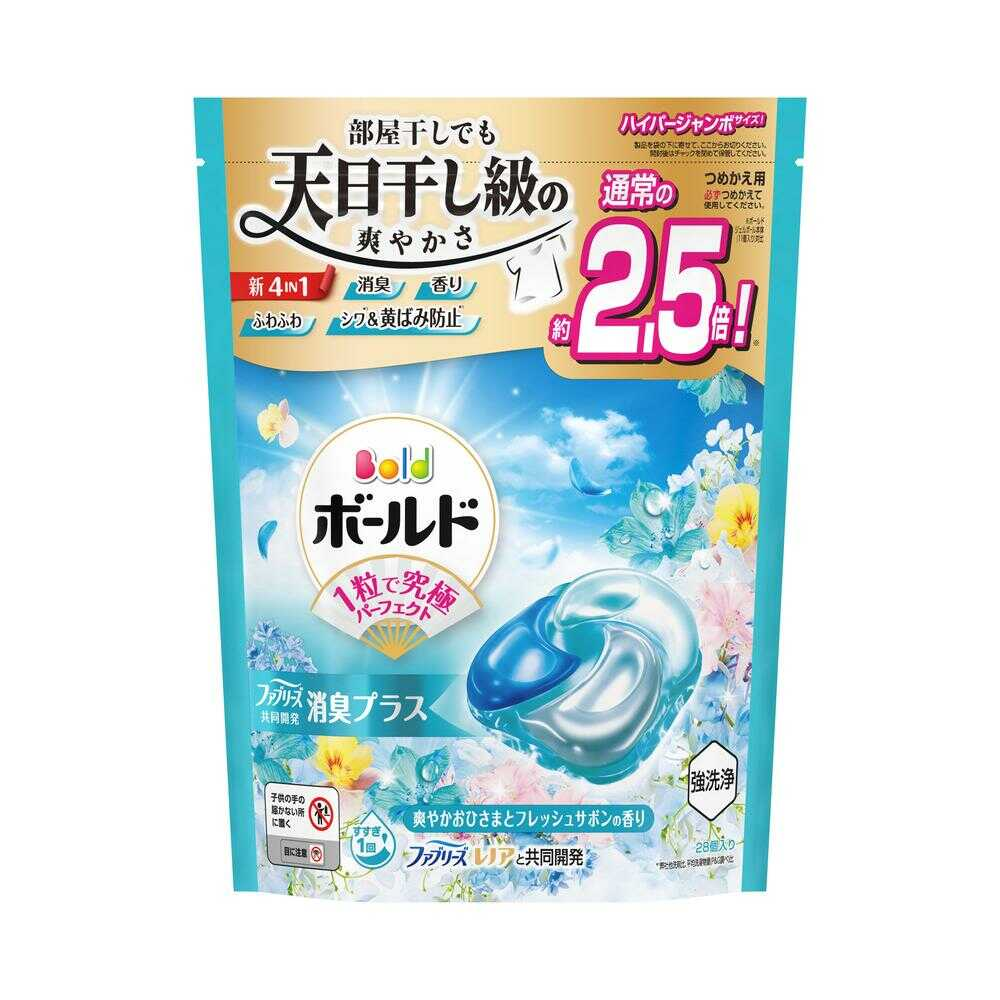 P&G Bold Gel Ball 4D Fresh Flower Savon Refill 28pcs