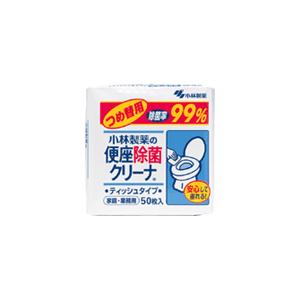 Kobayashi Pharmaceutical Toilet Sterilizing Wipes Refill Pack of 50 pieces（小林制药坐便除菌湿巾 替换装）