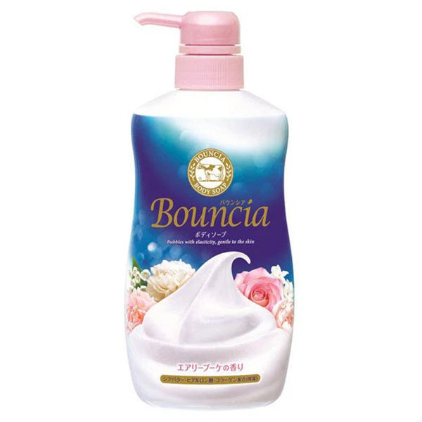 Bouncia Rich Foaming Body Soap – Rose, Milk, and Golden Milk Fragrances