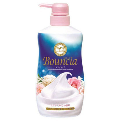 Bouncia Rich Foaming Body Soap – Rose, Milk, and Golden Milk Fragrances