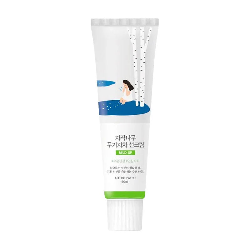 Round Lab - Birch Juice Moisturizing Mild-Up Sunscreen 50ml - EXP [01/01/2027]