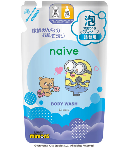 NAIVE Foaming Body Wash Refill Limited Minions Edition 480Ml