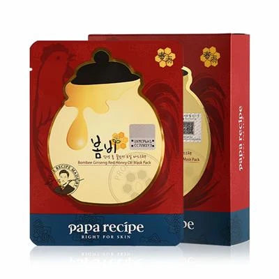 PAPA PORE GINSENG RED HONEY MASK PACK 10PCS