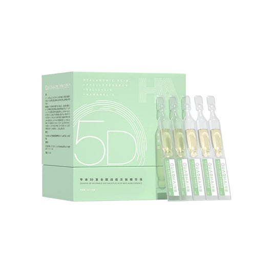 QUADHA SERUM ANTI ACNE ESSENCE AMPOULE 1ML*30（夸迪5D复合酸战痘次抛精华液1ml x 30只