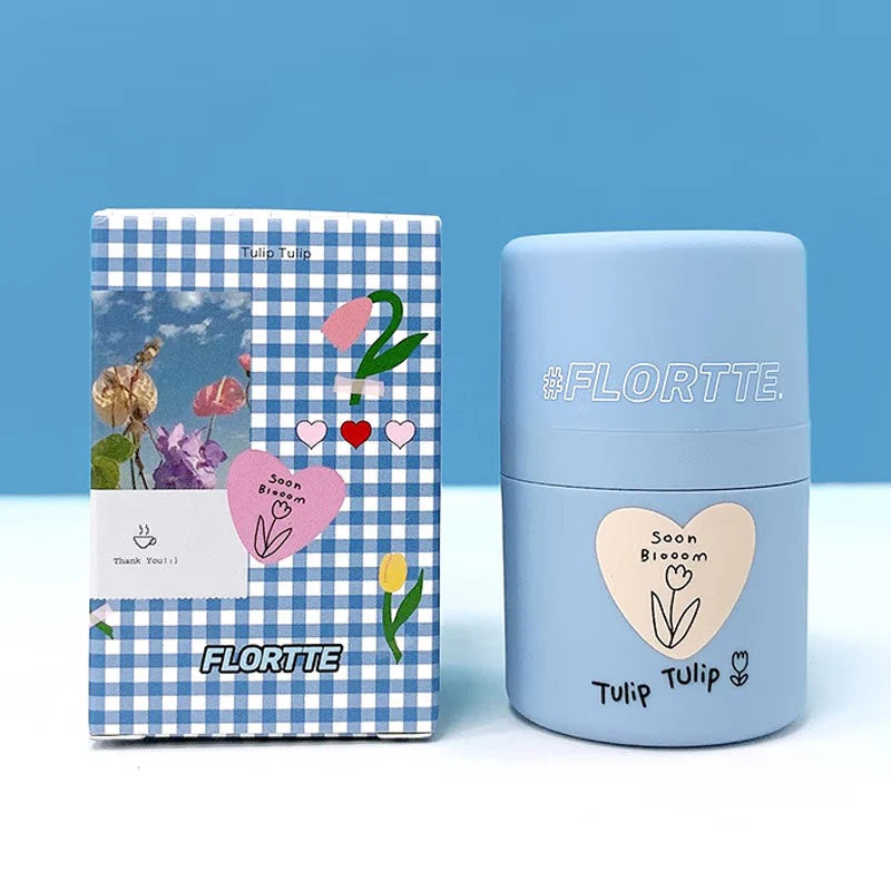 FLORTTE Flower Lolita Puff Hair Styling Powder Blue