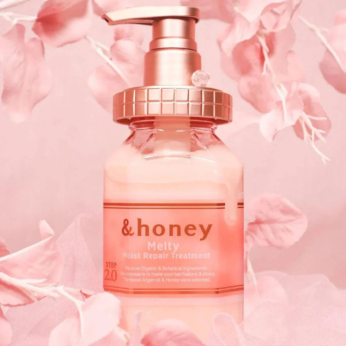 &honey Melty Moist Repair Hair Treatment 2.0 Rose Honey 445g