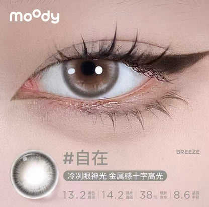 Moody Daily Colored Contact Lenses 10pcs