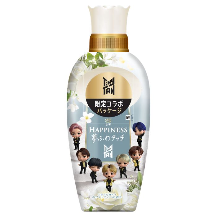 P&G TinyTAN Lenor Happiness Dream Fluffy Touch Fabric Softener White Tea Scent 480ml(P&G柔顺剂BTS TinyTan限定版 白茶花香480ml