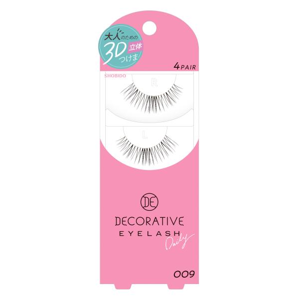 DECORATIVE LATTE EYELASH 9 1PCS（日本DE假睫毛 09号）