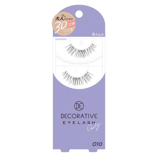 DECORATIVE LATTE EYELASH 10 1PCS（日本DE假睫毛 10号