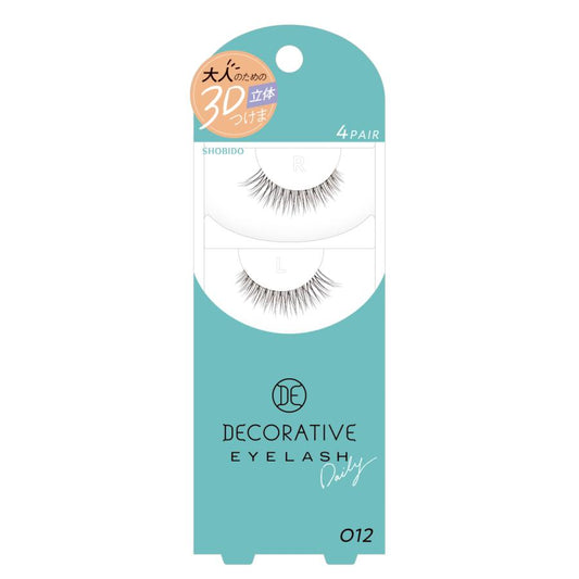 DECORATIVE LATTE EYELASH 12 1PCS