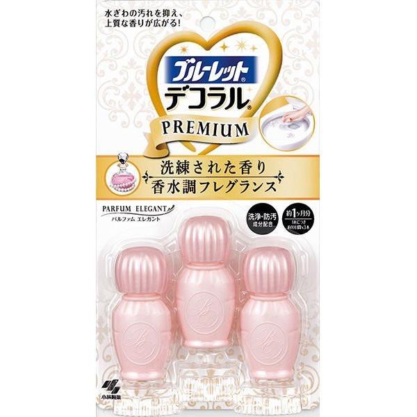 Kobayashi Pharmaceutical Toilet Gel Flowers 3 pieces (pink perfume)（小林马桶凝胶小花3枚入粉色香水）