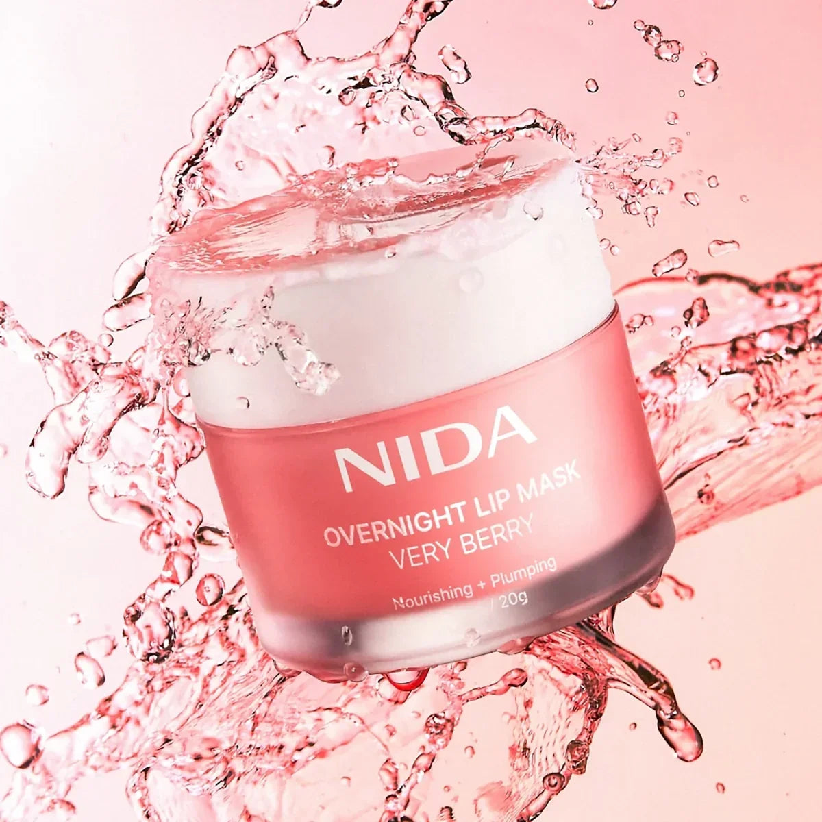NIDA Overnight Lip Mask Very Berry 20g