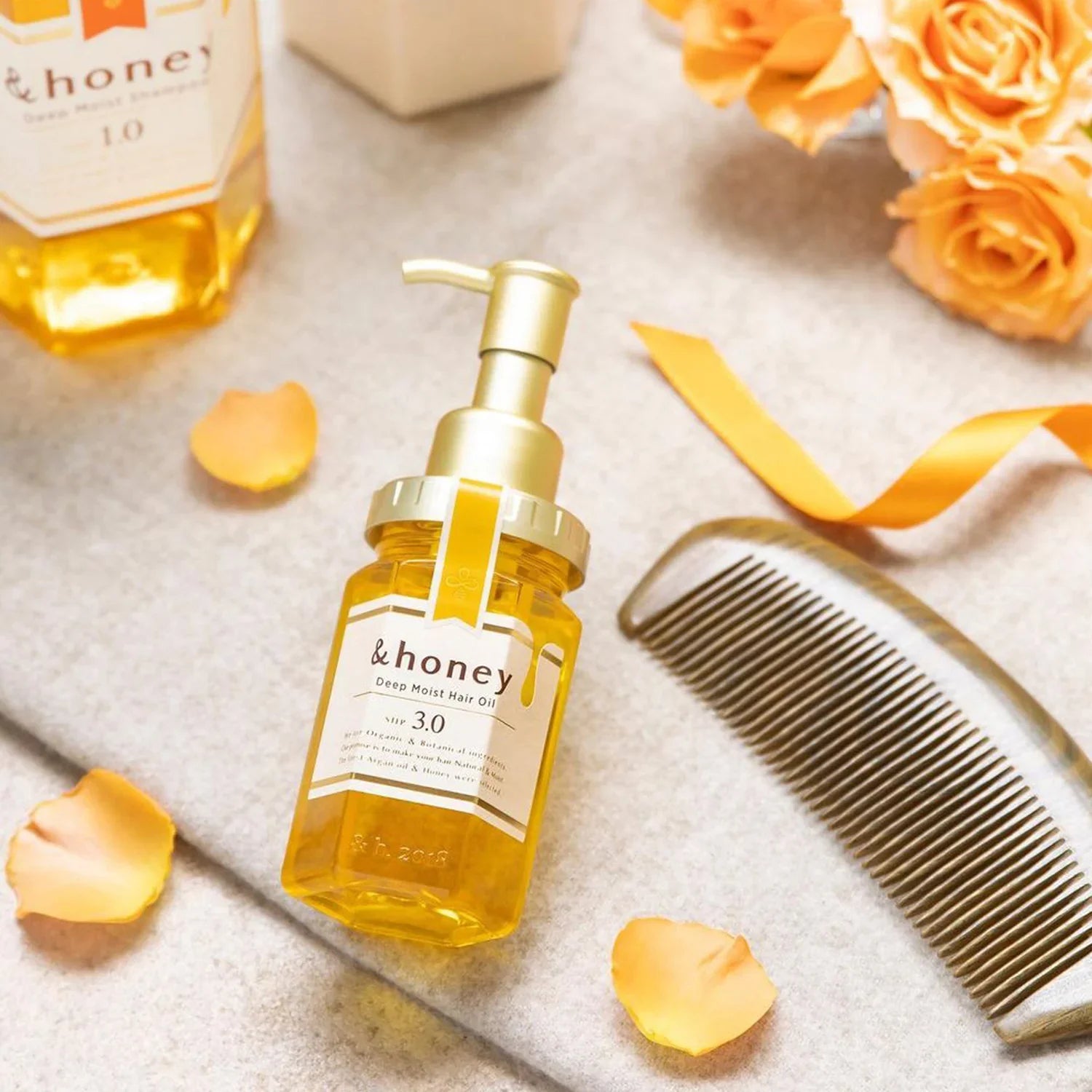 &honey Deep Moist Hair Oil 3.0 Damask Rose Honey 100ml