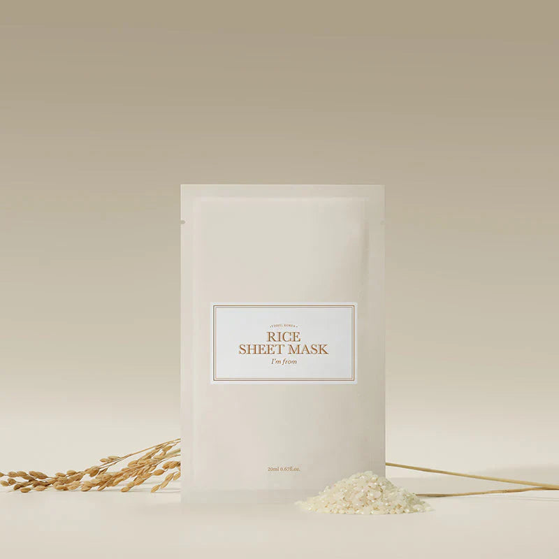 I'm From - Rice Sheet Mask 1pc