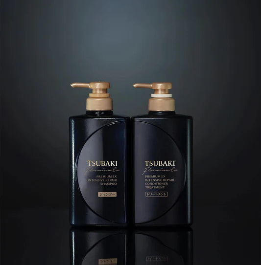 Shiseido TSUBAKI Premium EX Repair Shampoo & Conditioner 490 ml