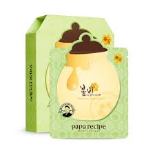 PAPA PORE GREEN HONEY MASK PACK 10PCS(春雨蜂蜜绿色弹力面膜)