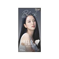 MISE EN SCENE HELLO CREAM HAIR DYE 1B BLACK  (爱茉莉染发剂 1B神秘黑)