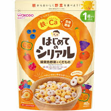 WAKODO VEGETABLES+FRUITS CEREAL PUFF 40G 12M+（和光堂 1歲起嬰兒黃綠色蔬菜水果脆脆 40g