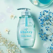 &Honey Savon Clear Gel Body Wash – Emerald Soap Honey Scent 500ml