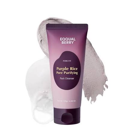 EQQUALBERRY - Purple Rice Pore Purifying Pack Cleanser 130g