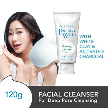 SENKA Perfect White Clay Facial Foam 120g