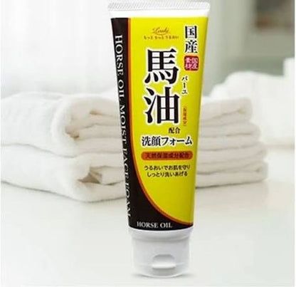 LOSHI Horse Oil Moist Face Foam 130g