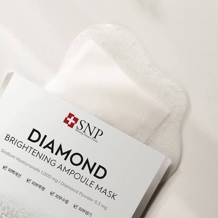 SNP Diamond Brightening Ampoule Mask 10pcs