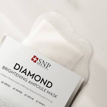 SNP Diamond Brightening Ampoule Mask 10pcs