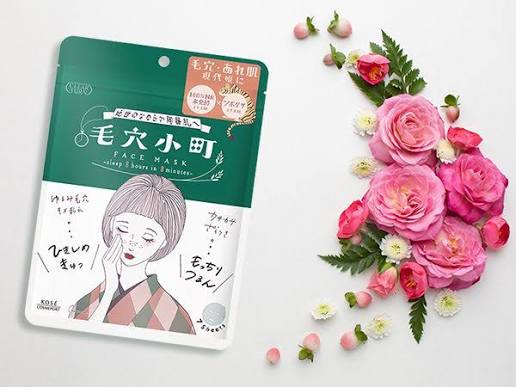 KOSE CLEAR TURN Keana Komachi Pore Care Mask 7 Sheets