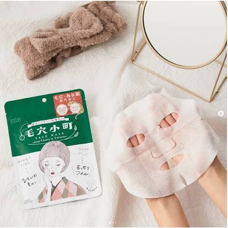 KOSE CLEAR TURN Keana Komachi Pore Care Mask 7 Sheets
