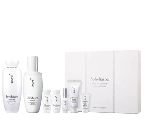Sulwhasoo Snowise Brightening Toner & Emulsion Set (With Mini Travel Kits)
